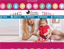Tablet Screenshot of executivebabysitting.com.au
